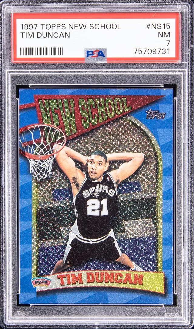 1997-98 Topps Tim Duncan New School #NS15 card image
