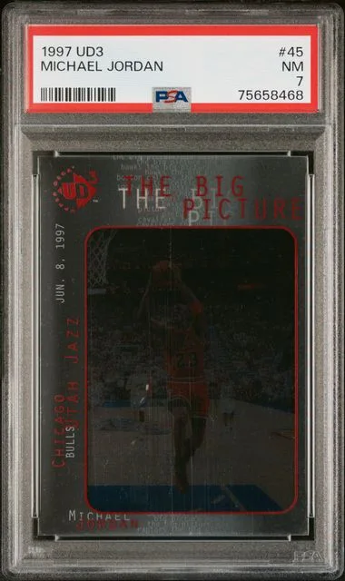 1997-98 UD3 Michael Jordan #45 card image