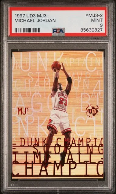 1997-98 UD3 Mj3 Michael Jordan #MJ3-2 card image