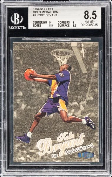 1997-98 Ultra Kobe Byant Gold Medallion #1 card image