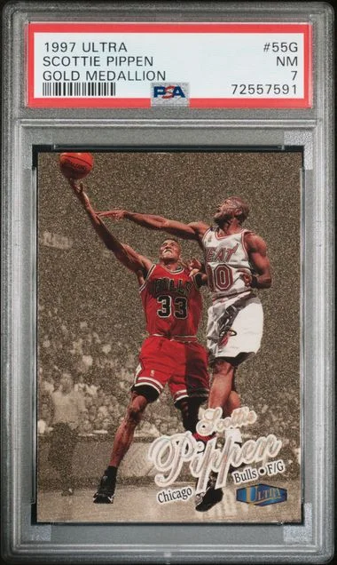 1997-98 Ultra Scottie Pippen Gold Medallion #55G card image