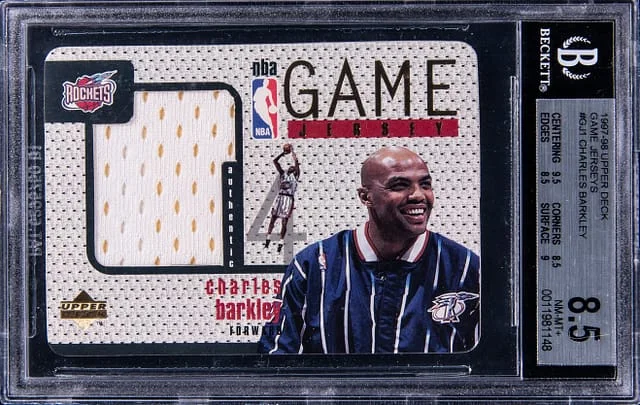 1997-98 Upper Deck Charles Barkley Game Jerseys #GJ1 card image