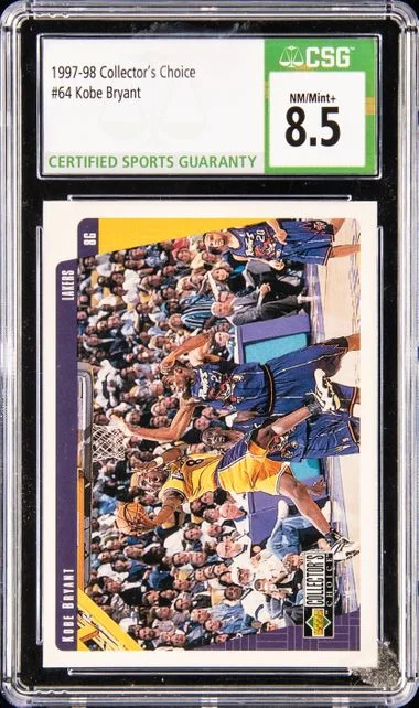 1997-98 Upper Deck Collector's Choice Kobe Bryant #64 card image