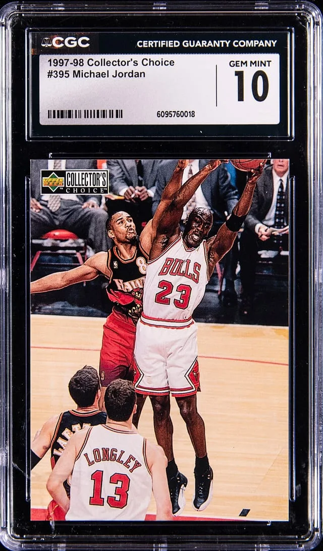 1997-98 Upper Deck Collector's Choice Michael Jordan #395 card image