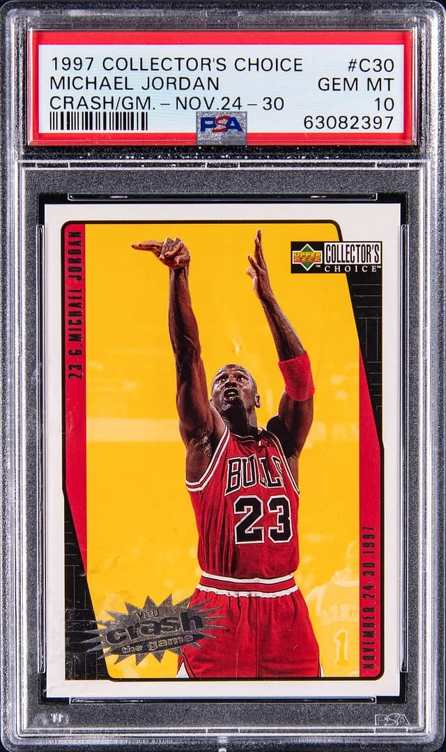 1997-98 Upper Deck Collector's Choice Michael Jordan You Crash The Game November 24-30 1997 #C30 card image