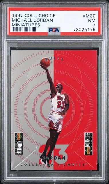 1997-98 Upper Deck Collector's Choice Michael Jordan Miniatures #M30 card image