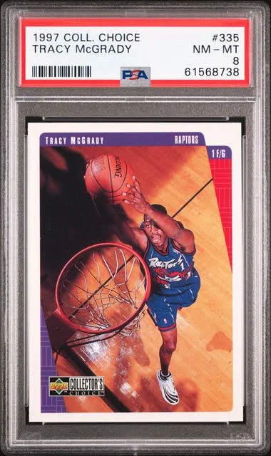 1997-98 Upper Deck Collector's Choice Tracy McGrady #335 card image