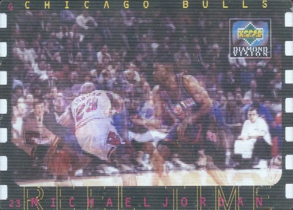 1997-98 Upper Deck Diamond Vision Michael Jordan Reel Time #RT1 card image
