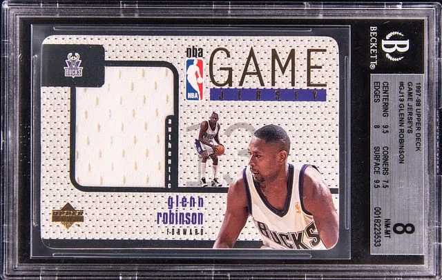 1997-98 Upper Deck Glenn Robinson Game-Used Game Jerseys #GJ19 card image