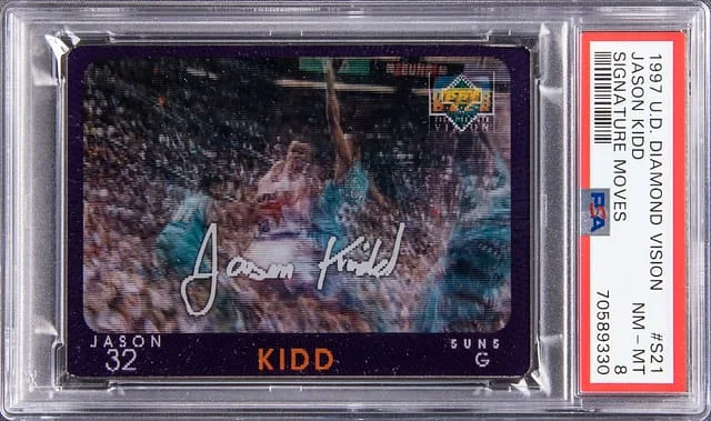 1997-98 Upper Deck Jason Kidd Diamond Vision Signature Moves #S21 card image