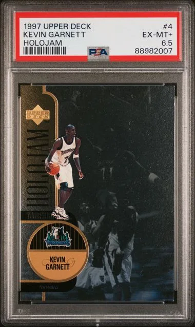1997-98 Upper Deck Kevin Garnett Holojam #4 card image