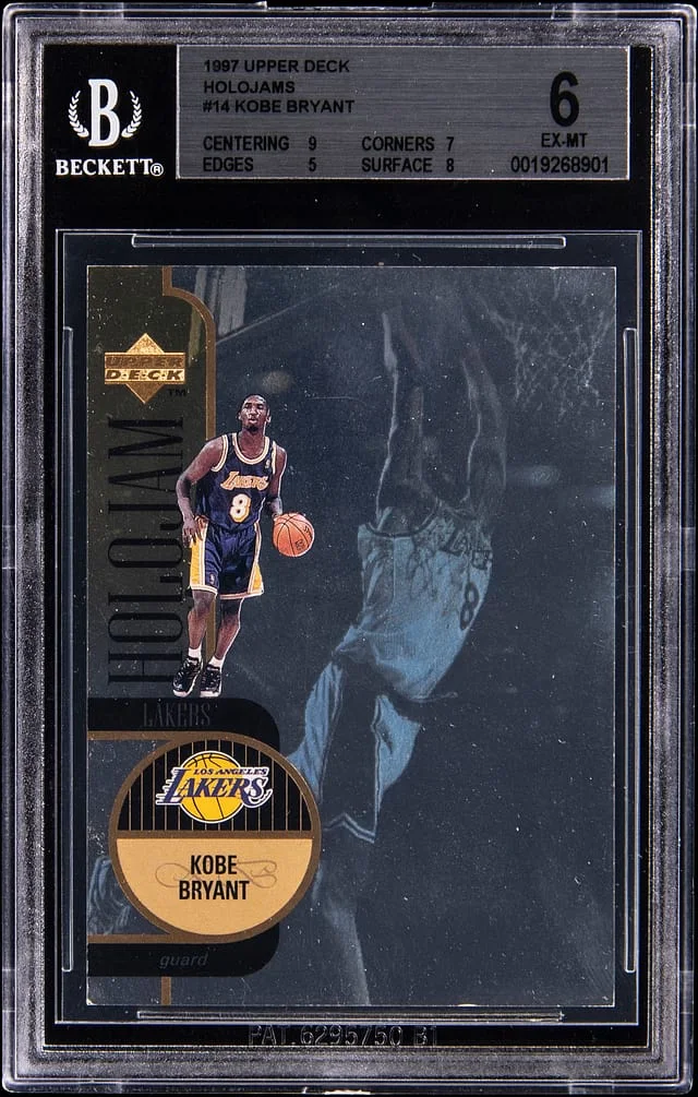 1997-98 Upper Deck Kobe Bryant HoloJams #14 card image