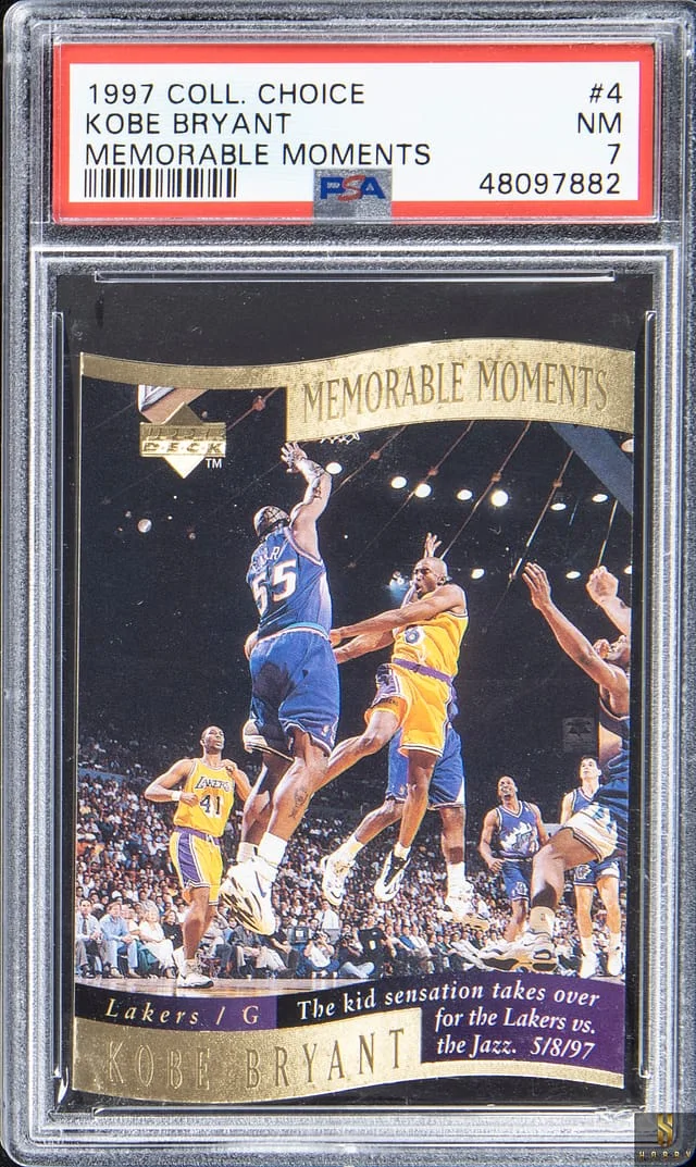 1997-98 Upper Deck Kobe Bryant Collectors Choice Memorable Moments #4 card image