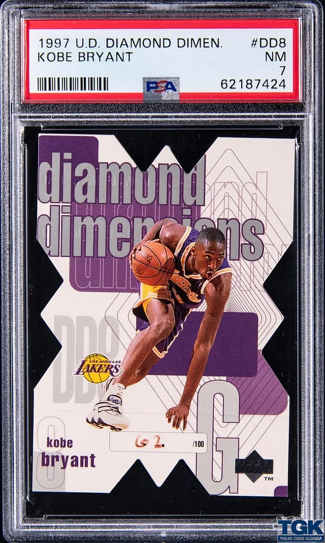 1997-98 Upper Deck Kobe Bryant Diamond Dimensions #DD8 card image