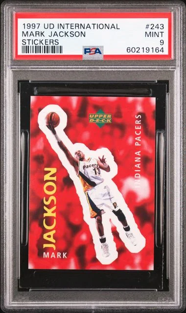 1997-98 Upper Deck Mark Jackson International Stickers #243 card image