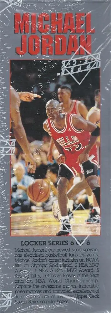 1997-98 Upper Deck Michael Jordan Air Time Jumbos (5x7) #6 card image
