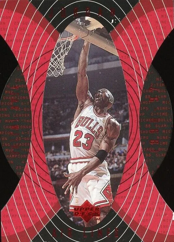 1997-98 Upper Deck Michael Jordan AIR Lines #AL12 card image