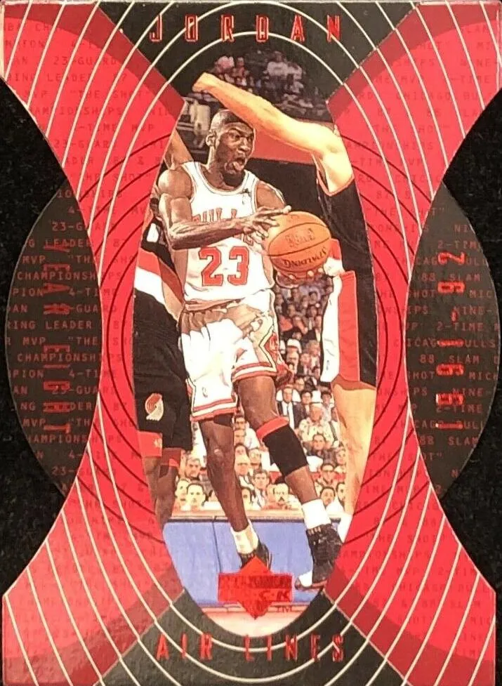 1997-98 Upper Deck Michael Jordan AIR Lines #AL8 card image