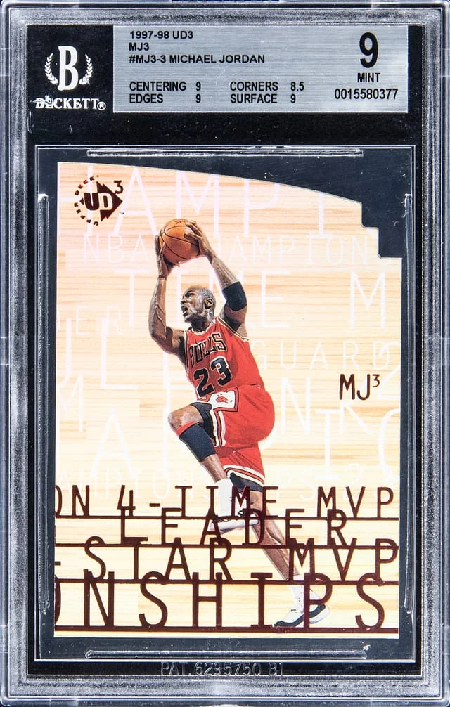1997-98 Upper Deck Michael Jordan UD3 MJ3 #MJ3-3 card image
