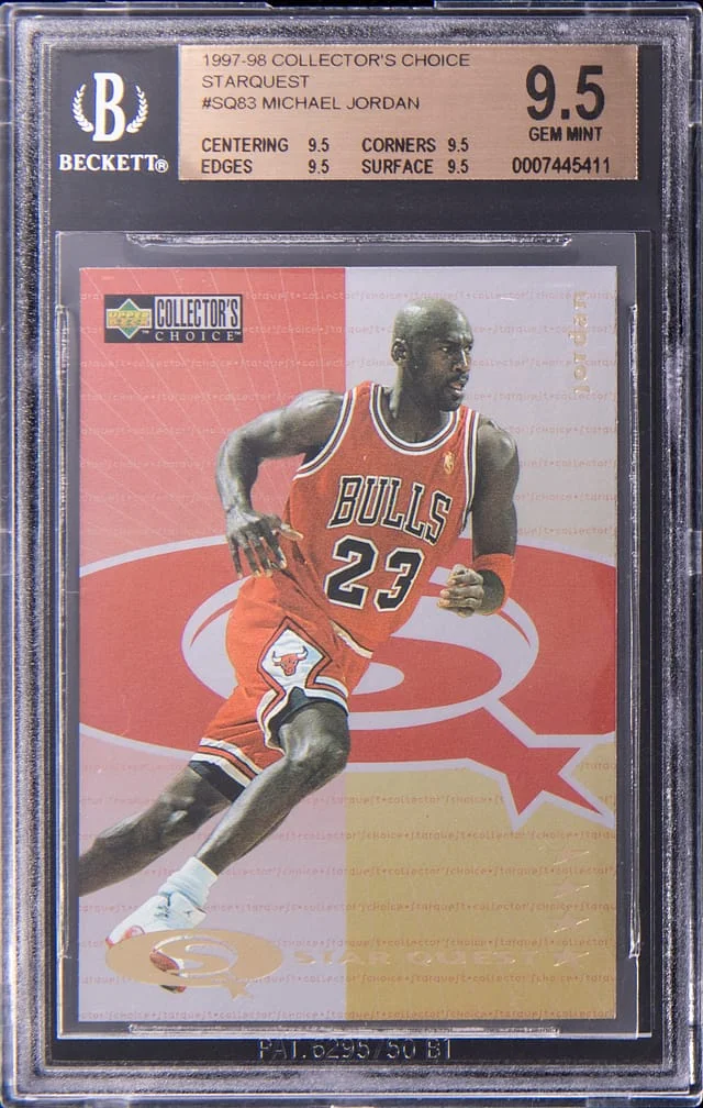 1997-98 Upper Deck Michael Jordan Collectors Choice Starquest #SQ83 card image
