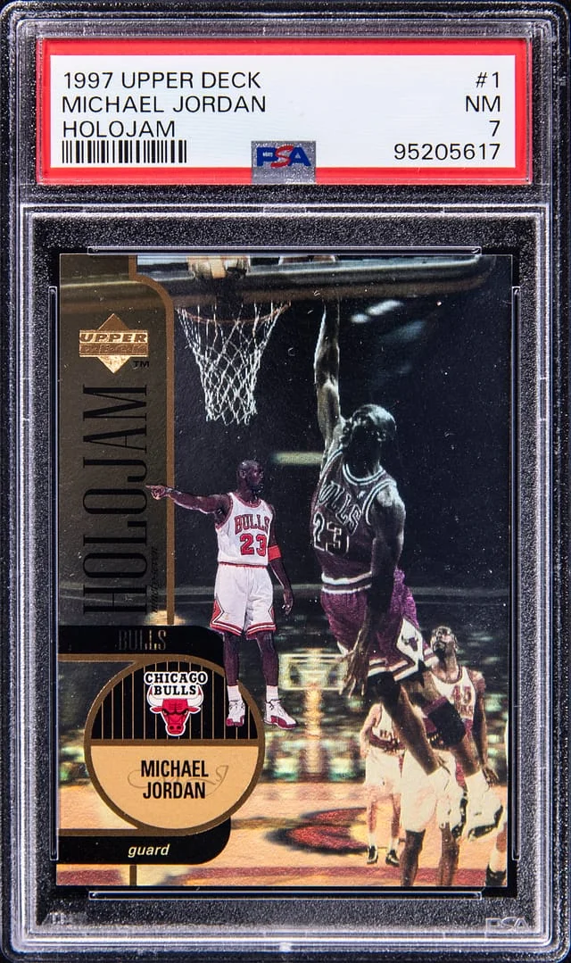 1997-98 Upper Deck Michael Jordan - Walmart Exclusive Holojam #1 card image
