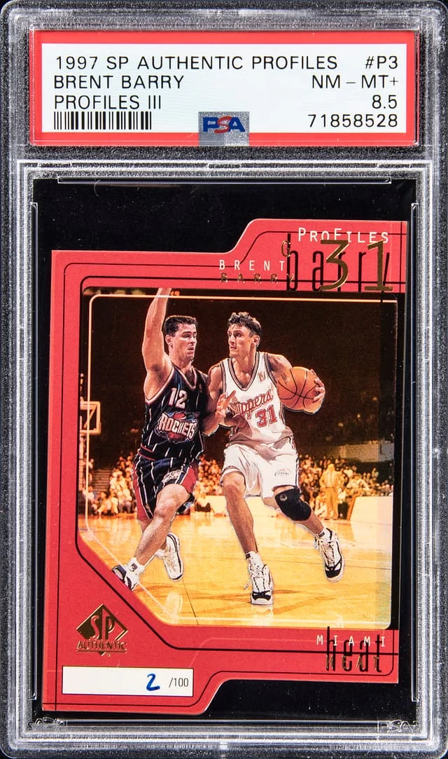 1997-98 Upper Deck SP Authentic Brent Barry Profiles Profiles III #P3 card image