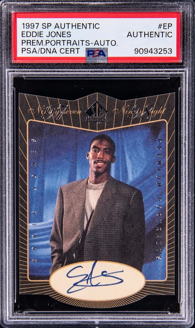 1997-98 Upper Deck SP Authentic Eddie Jones Premium Portraits #EP card image