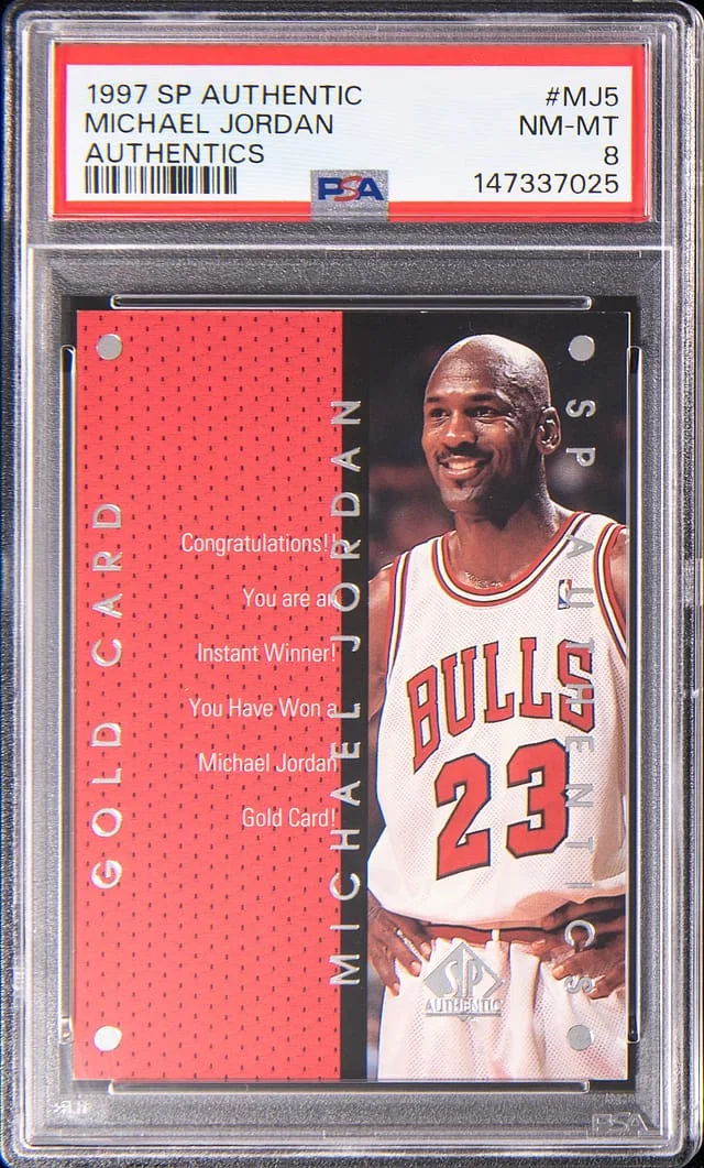 1997-98 Upper Deck SP Authentic Michael Jordan Authentics #MJ5 card image