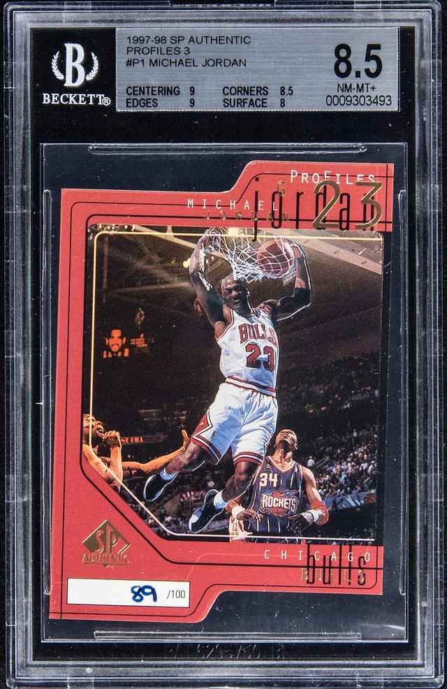 1997-98 Upper Deck SP Authentic Michael Jordan Profiles II #P1 card image