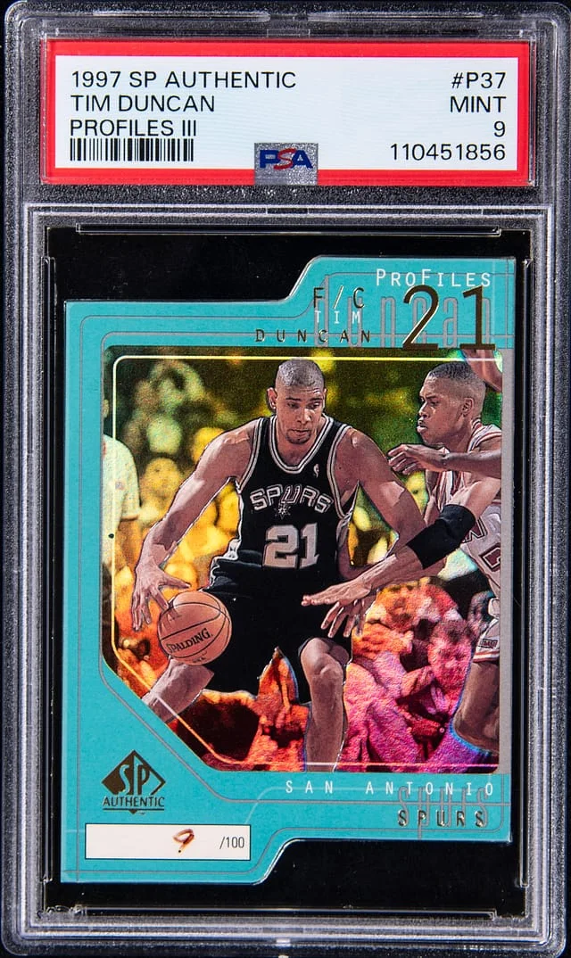1997-98 Upper Deck SP Authentic Tim Duncan ProFiles III #P37 card image