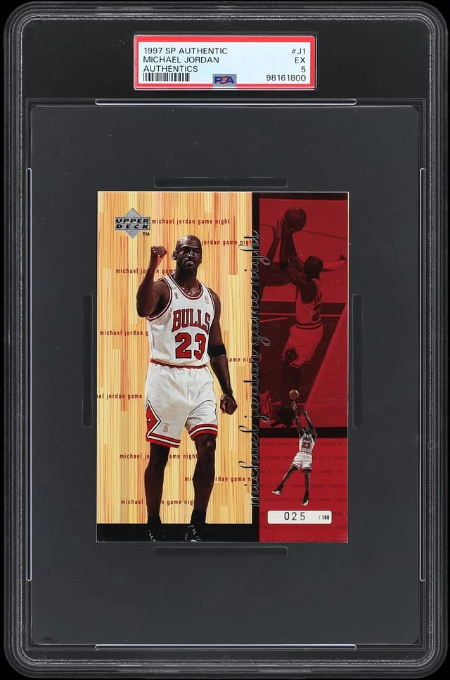 1997-98 Upper Deck SP Michael Jordan Authentics #J1 card image