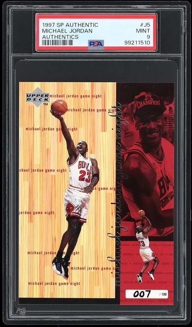 1997-98 Upper Deck SP Michael Jordan Authentics #J5 card image