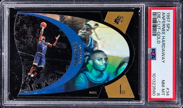1997-98 Upper Deck SPx Anfernee Hardaway Gold Die-Cut #SPX34 card image