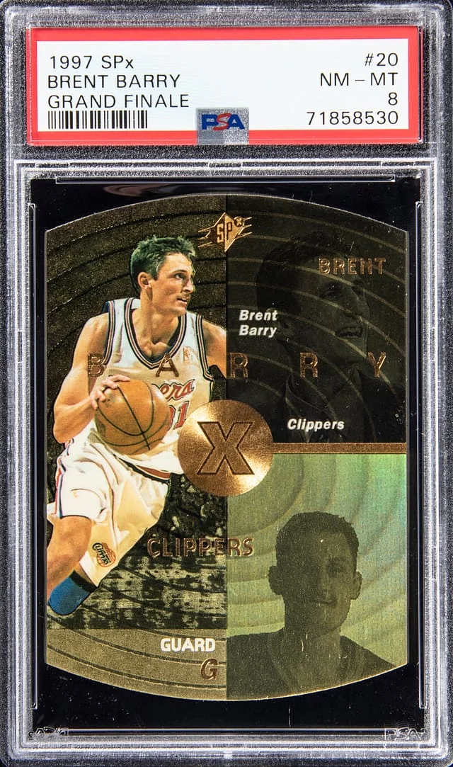 1997-98 Upper Deck SPx Brent Barry Grand Finale #20 card image