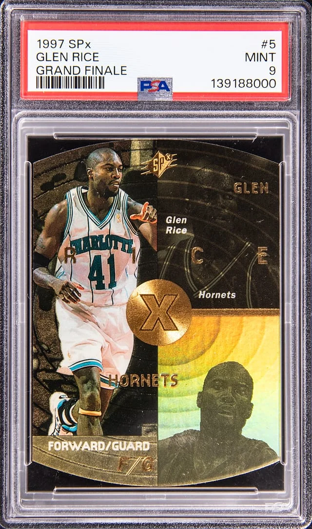1997-98 Upper Deck SPx Glen Rice Grand Finale #5 card image