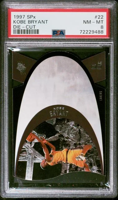 1997-98 Upper Deck SPx Kobe Bryant Die-Cut Gold #22 card image