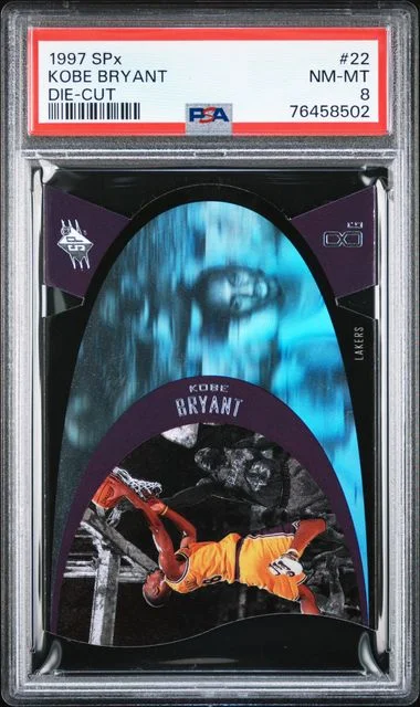 1997-98 Upper Deck SPx Kobe Bryant Die-Cut #SPX22 card image