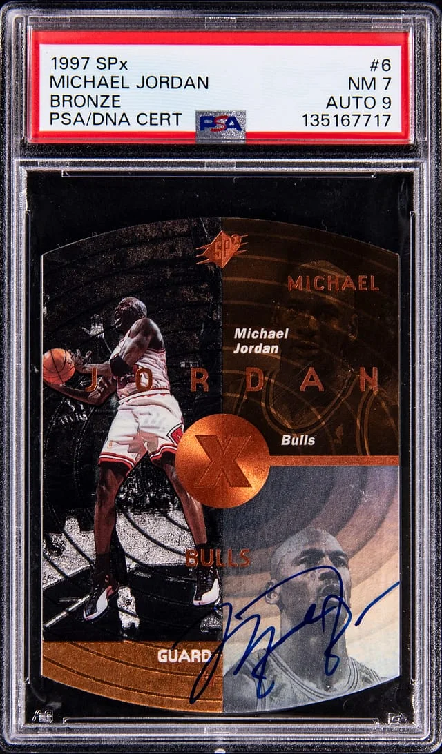 1997-98 Upper Deck SPx Michael Jordan Bronze #6 card image