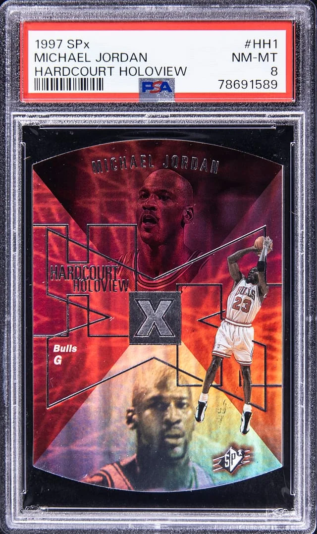 1997-98 Upper Deck SPx Michael Jordan Hardcourt Holoview #HH1 card image