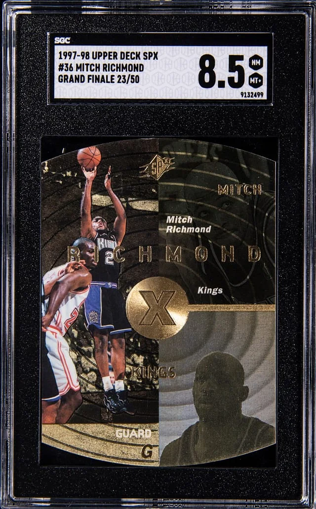 1997-98 Upper Deck SPx Mitch Richmond Grand Finale #36 card image