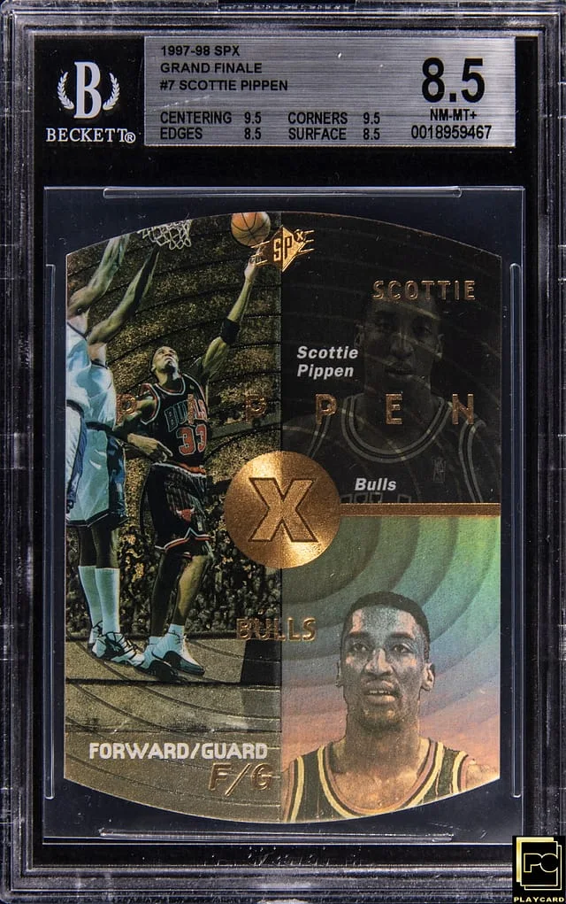 1997-98 Upper Deck SPx Scottie Pippen Grand Finale #7 card image
