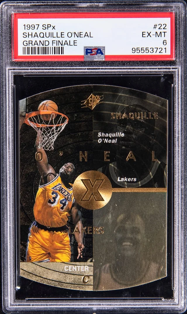 1997-98 Upper Deck SPx Shaquille O'Neal Grand Finale #22 card image