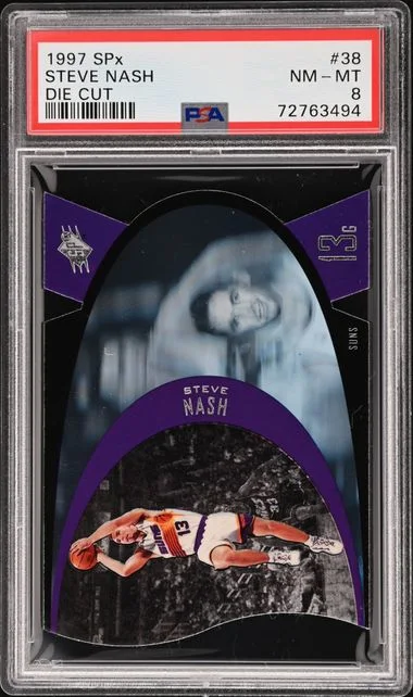 1997-98 Upper Deck SPx Steve Nash Die-Cut #38 card image