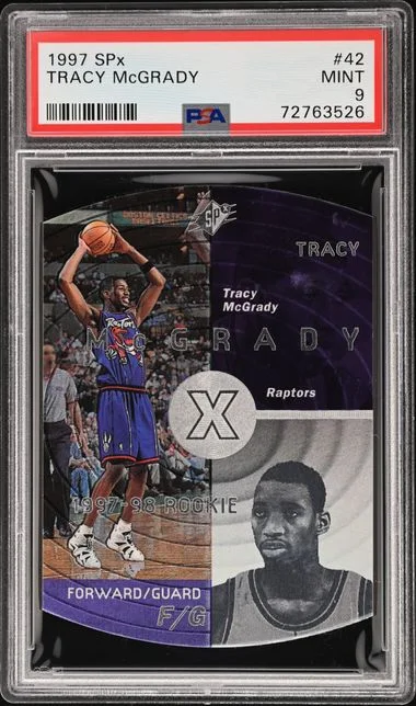 1997-98 Upper Deck SPx Tracy Mcgrady #42 card image