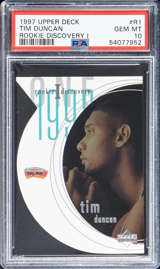 1997-98 Upper Deck Tim Duncan Discovery I #R1 card image
