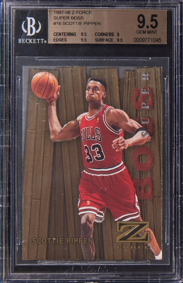 1997-98 Z-Force Scottie Pippen Super Boss #16 card image