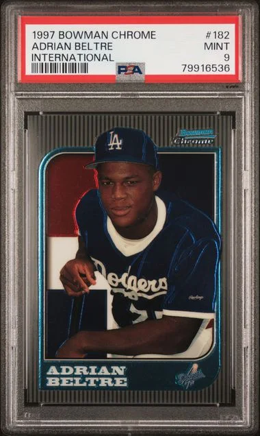 1997 Bowman Chrome Adrian Beltre International #182 card image