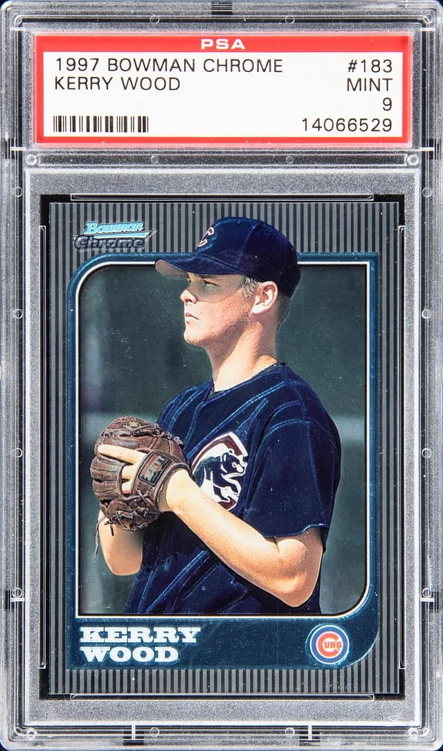 1997 Bowman Chrome Kerry Wood #183 card image