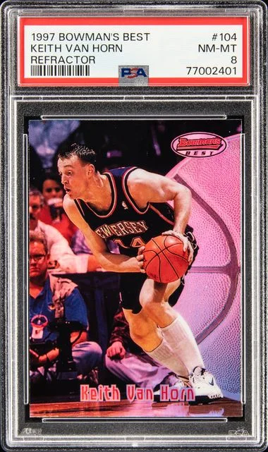 1997 Bowman's Best Keith Van Horn Refractor #104 card image
