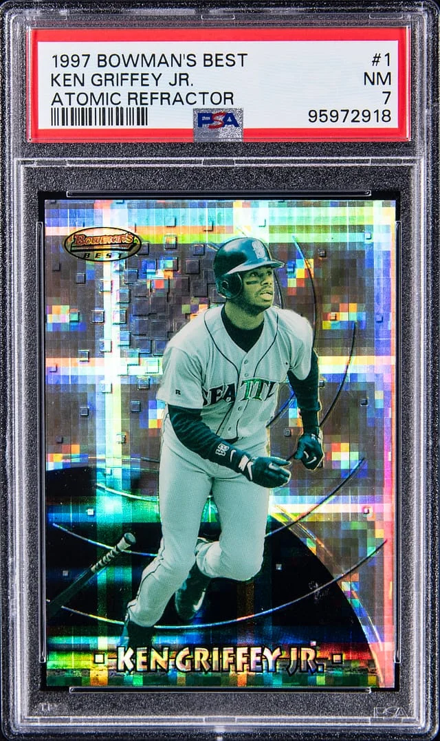 1997 Bowman's Best Ken Griffey Jr. #1 card image